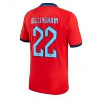 Fotballdrakt Herre England Jude Bellingham #22 Bortedrakt VM 2022 Kortermet
